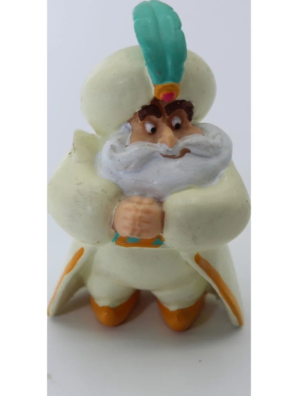 Vintage Disney Aladdin Applause Jasmine Rajah Tiger Sultan PVC Figure Lot 2 pcs